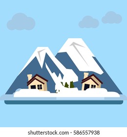 natural disaster illustration