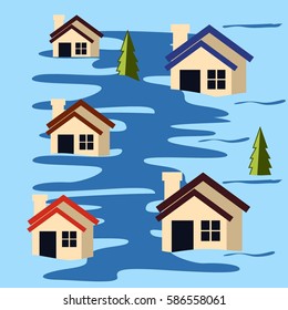natural disaster illustration