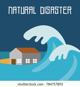 Natural Disaster Illustration Vector Stock Vector (Royalty Free ...