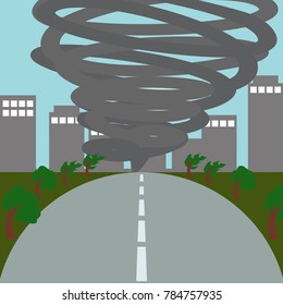 Natural Disaster Illustration Vector