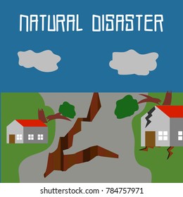 Natural Disaster Illustration Vector