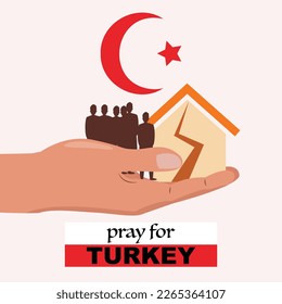 Natural disaster in Turkey. The earthquake hits Turkey. Pray for Turkey.