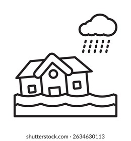 natural disaster :Vector Icon which can easily modify or edit

