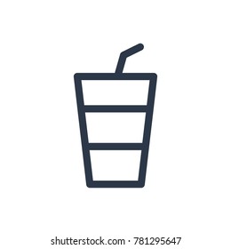 Natural drink icon. Isolated organic drink and natural drink icon line style. Premium quality vector symbol drawing concept for your logo web mobile app UI design.
