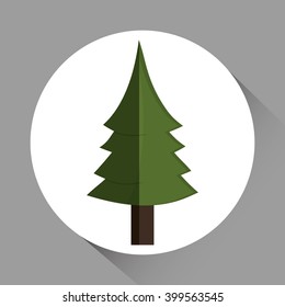 Natural and eco  design, vector illustration