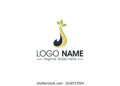 natural eco lifestyle logo concept