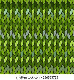 Natural Eco Seamless vector pattern. Ethnic vector background. Bright natural background in green tints for textiles, pillow & interior decoration, wallpaper, wrapping paper, doily, pattern fills. 