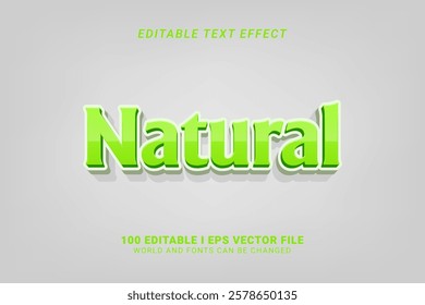 Natural Editable Text Effect Design