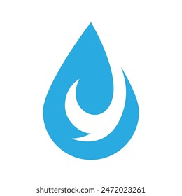 Natural energy icon logo design template