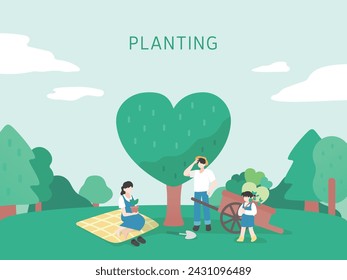 Natural Environment Illustration for All