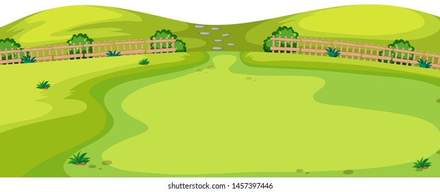 Natural Environment Lanscape Scene Illustration