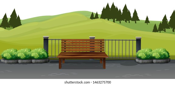 Natural Environment Lanscape Scene Illustration