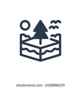 Natural Environment Vector Illustration for Game Asset