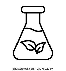 Línea de iconos de Extractos Naturales Ilustración vectorial