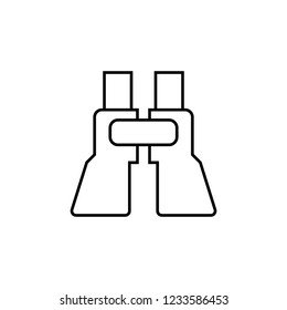 natural feature sign icon. Element of navigation sign icon. Thin line icon for website design and development, app development. Premium icon
