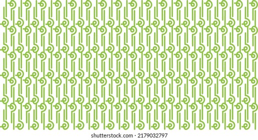 the natural fern shoot pattern