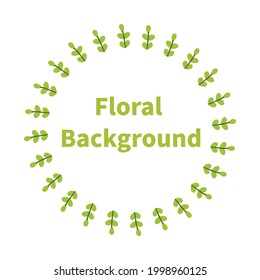 natural floral background design. promotion banner. ready use background design template.