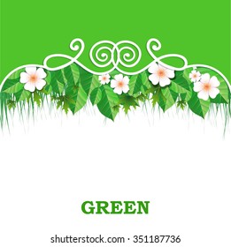 Natural floral design