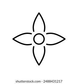 natural floral logo simple illustration vector art
