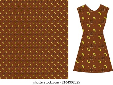 Natural Floral seamless pattern, wild flower pattern design