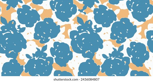 Natural flowers, seamless patterns with floral for fabric, textiles, clothing, wrapping paper, cover, banner, interior decor abstract