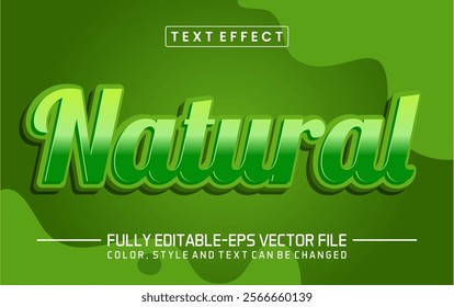 Natural font Text effect editable