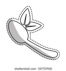 Natural food gastronomy Design Vector illustration, white background