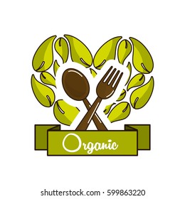 natural food icon stock