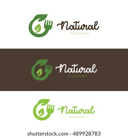 Natural food logo