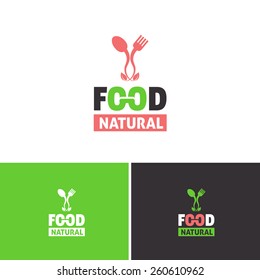 Natural Food Vector Icons, Logos, Sign, Symbol Template