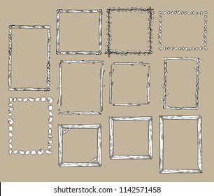 Natural Frames Drawing style