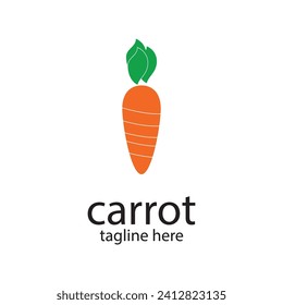 Natural and fresh logo carrots