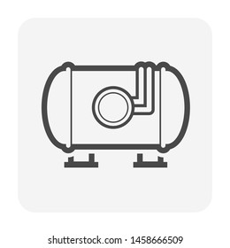 Natural gas for vehicle tank vector icon design for natural gas industrial concept design.