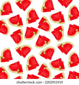 natural geometric ''watermelon fruit'' pattern background texture abstract design