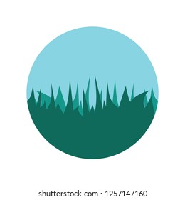 Natural grass icon