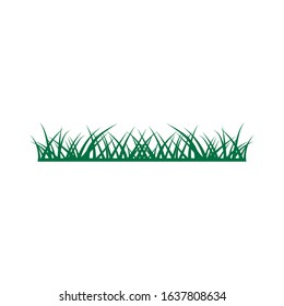 Natural Grass ilustration logo vector design