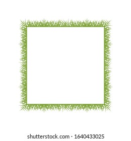 Natural Grass ilustration logo vector design