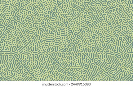 Natural Green and Blue Abstract turing pattern. Nature texture. Ethnic wallpaper