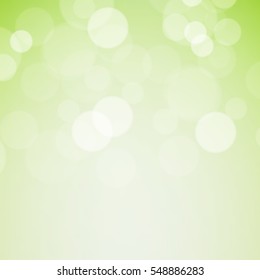 Natural green blurred background. Vector illustration eps 10.