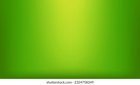 Natural green gradient abstract background. Simple and modern studio background.