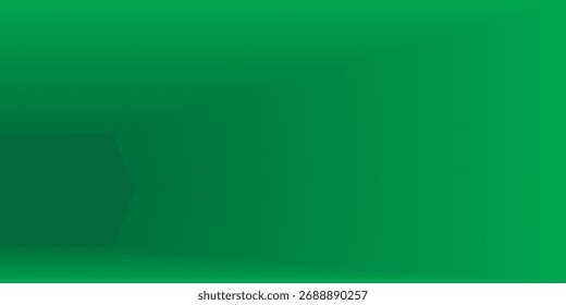 Natural green gradient abstract background. Simple and modern studio background.