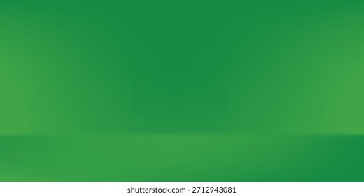Fondo abstracto degradado verde natural. Fondo de estudio simple y moderno. ilustración de Vector abstracto de diseño. eps 10
