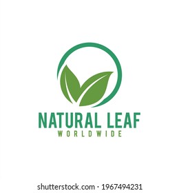 Natural Green leaf ecology nature element vector,Green ecology logo vector icon illustration
