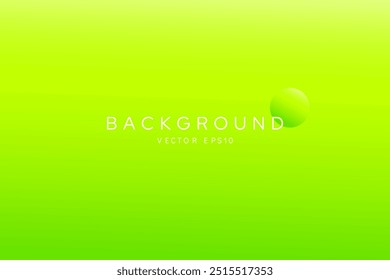 Natural green lime and yellow color gradient background  