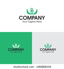 Natural green logo for a new company. 