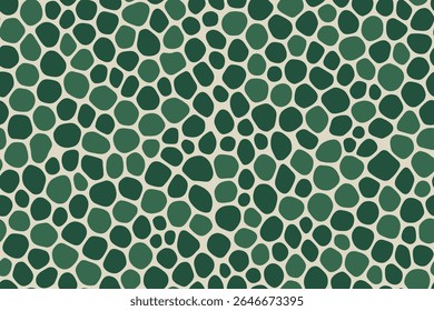 Natural green texture mimicking gecko skin with irregular rounded spot shapes throughout.