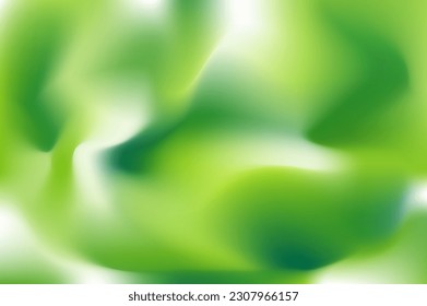 Natural Green. Trendy Liquid Green Color. Summer Backdrop Colorful Gradient. Green Bright Wallpaper for Social Media Posts, Mobile Apps, Cards, Invitations and Banners Design. Vector illustration.