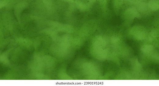 Natural green-dyed matte suede seamless texture. The reverse side of the skin. Realistic vector illustration. Deerskin