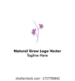 Natural Growing Twigs Company Logo Vector
