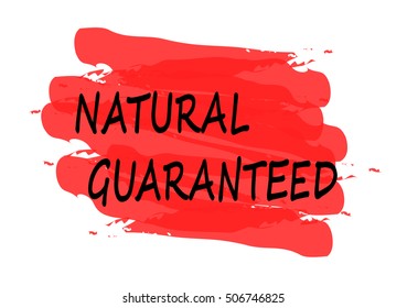natural guaranteed vector card